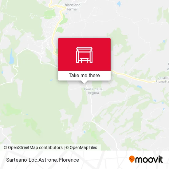 Sarteano-Loc.Astrone map