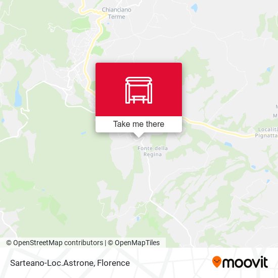 Sarteano-Loc.Astrone map