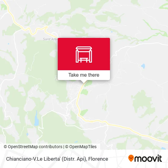 Chianciano-V.Le Liberta' (Distr. Api) map