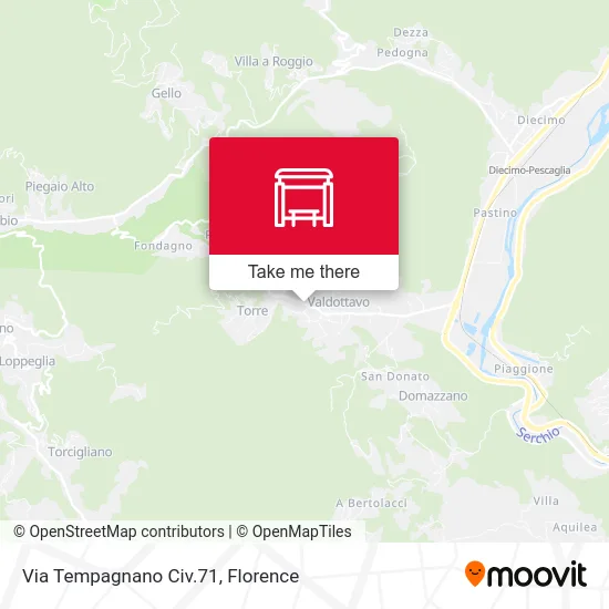 Via Tempagnano Civ.71 map