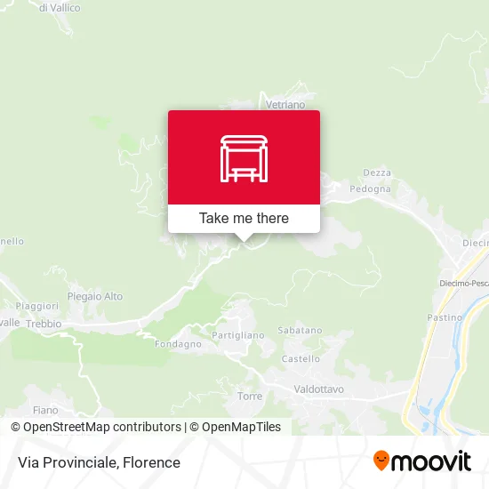 Via Provinciale map