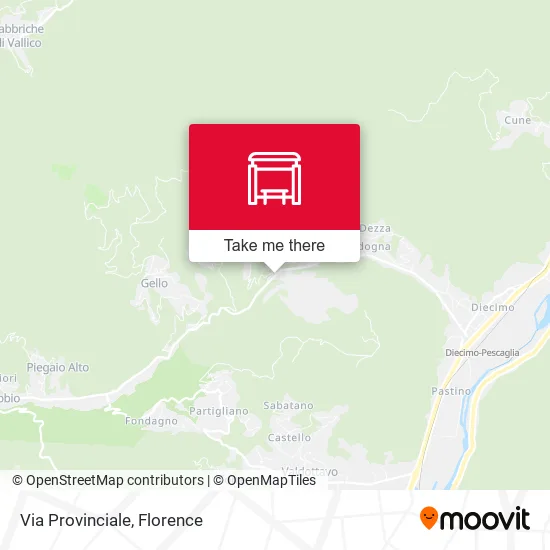 Via Provinciale map