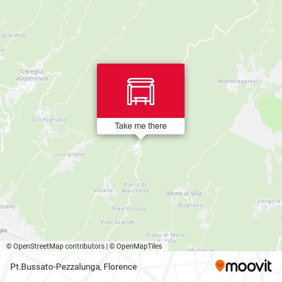 Pt.Bussato-Pezzalunga map