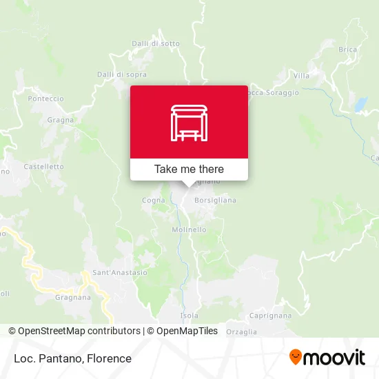 Loc. Pantano map