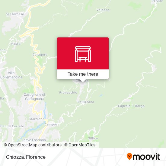 Chiozza map