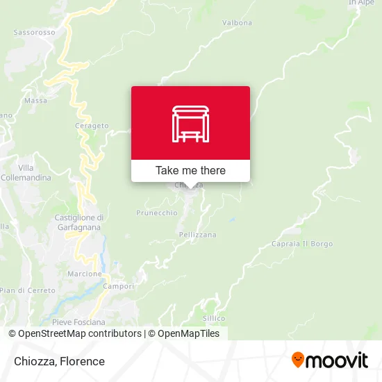 Chiozza map