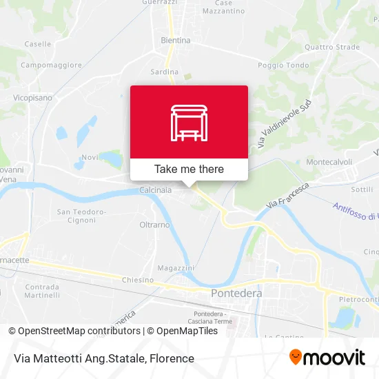 Via Matteotti Ang.Statale map