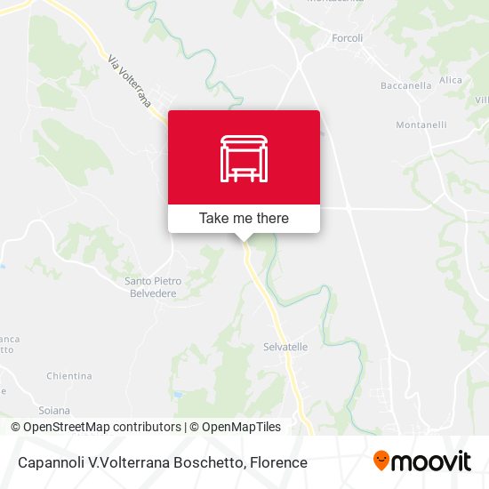 Capannoli V.Volterrana Boschetto map