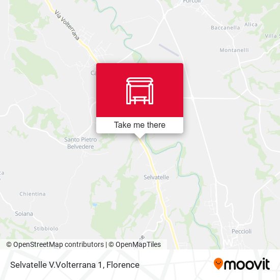 Selvatelle V.Volterrana 1 map