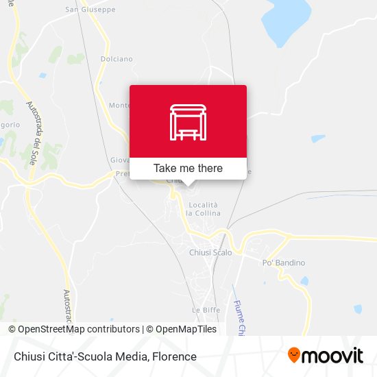 Chiusi Citta'-Scuola Media map