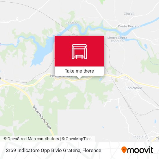 Sr69 Indicatore Opp Bivio Gratena map