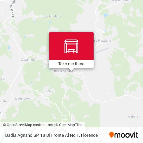 Badia Agnano SP 18 Di Fronte Al Nc.1 map