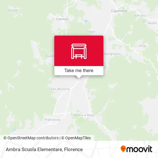 Ambra Scuola Elementare map