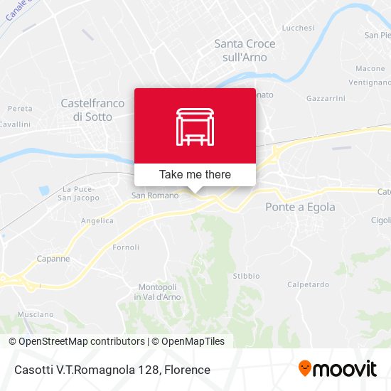 Casotti V.T.Romagnola 128 map