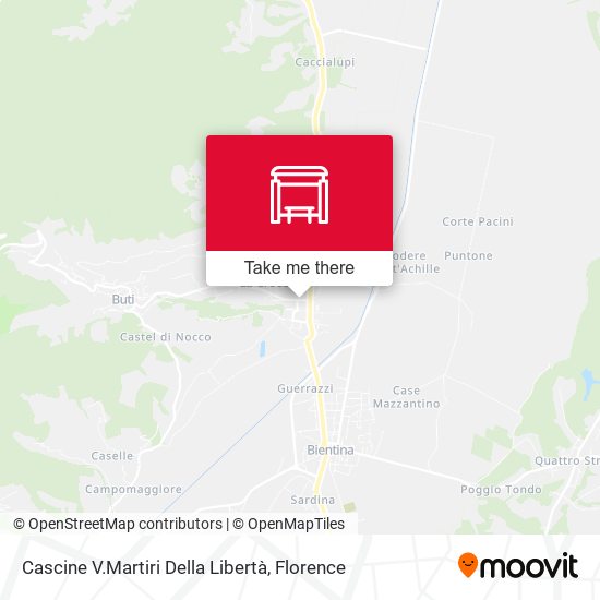 Cascine V.Martiri Della Libertà map