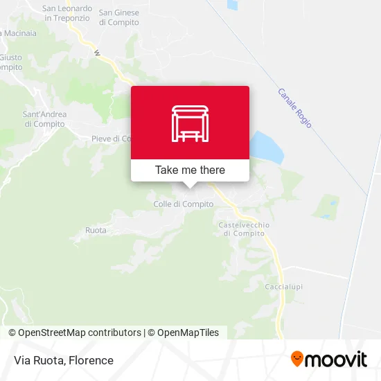 Via Ruota map