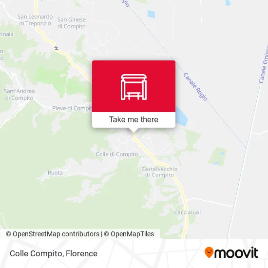 Colle Compito map