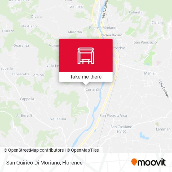 San Quirico Di Moriano map