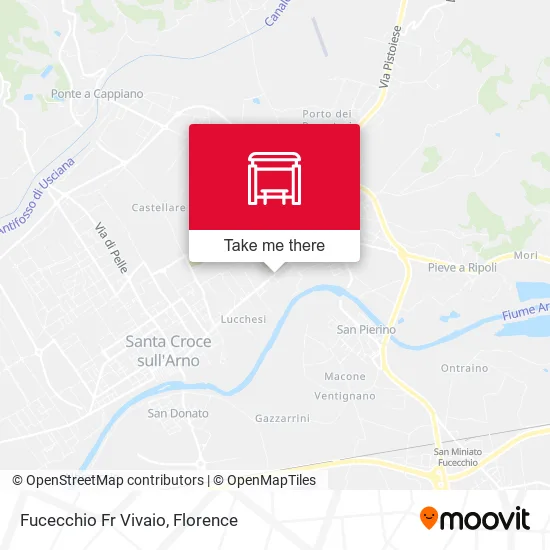 Fucecchio Fr Vivaio map