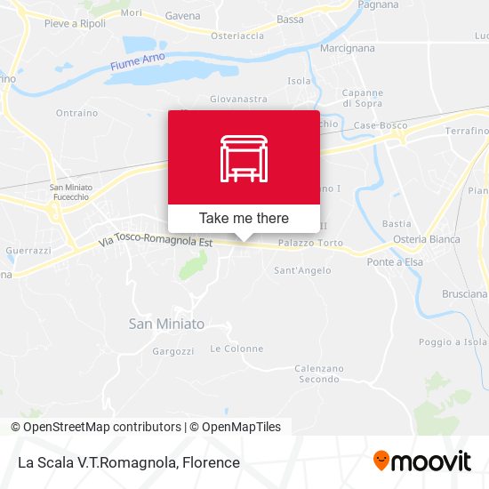 La Scala V.T.Romagnola map