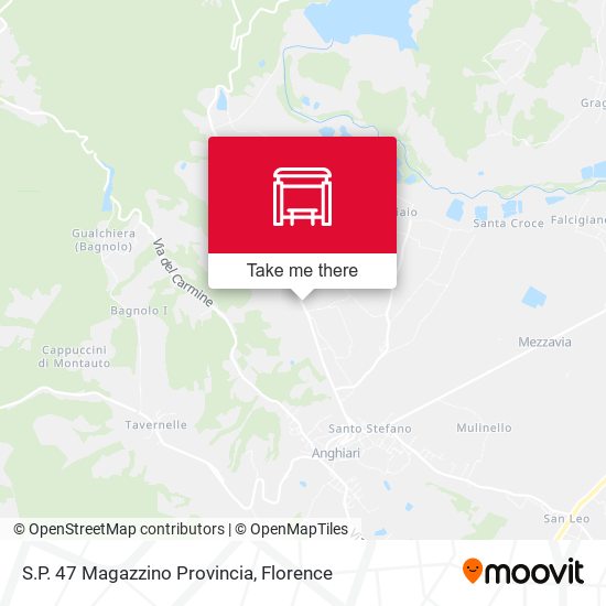 S.P. 47 Magazzino Provincia map