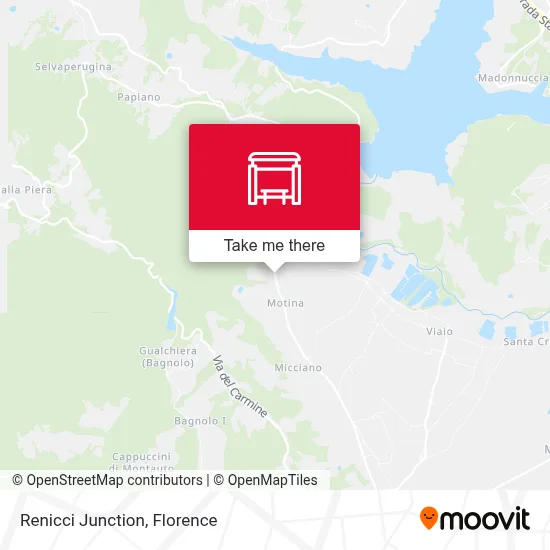 Renicci Junction map