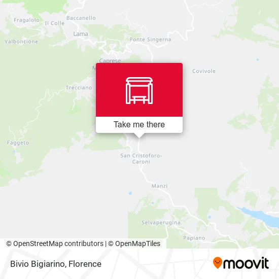 Bivio Bigiarino map