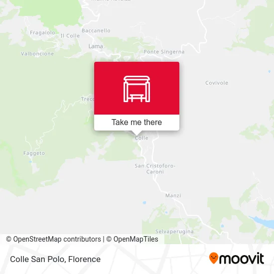 Colle San Polo map