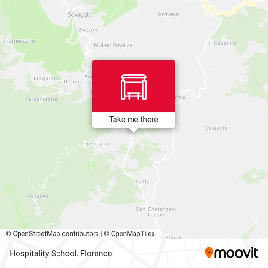 Hospitality School map