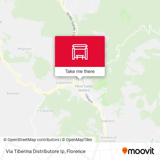 Via Tiberina Distributore Ip map