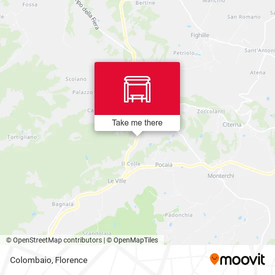 Colombaio map