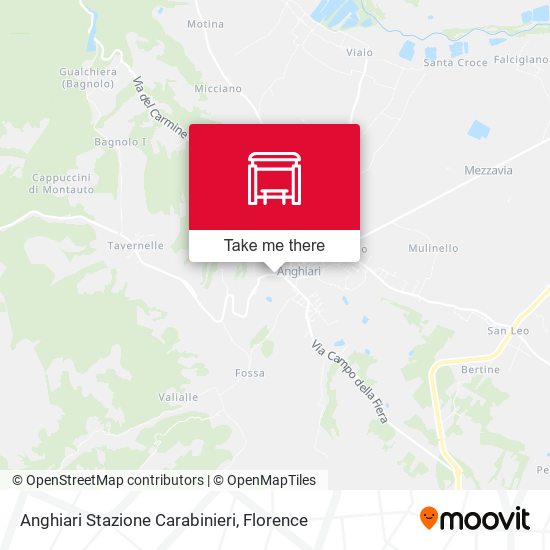 Anghiari Stazione Carabinieri map