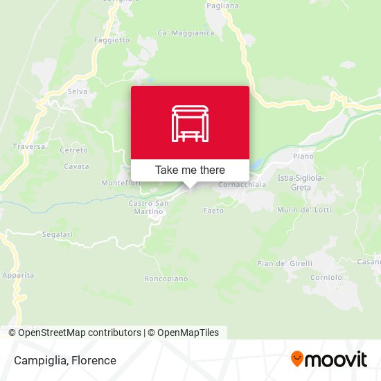 Campiglia map