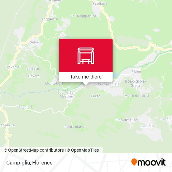 Campiglia map