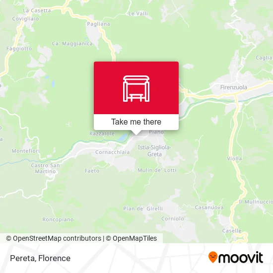 Pereta map
