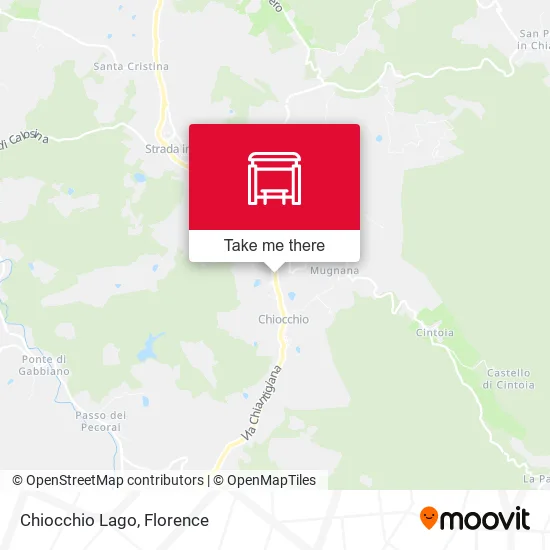 Chiocchio Lago map