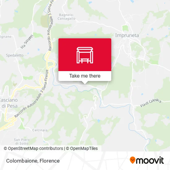 Colombaione map