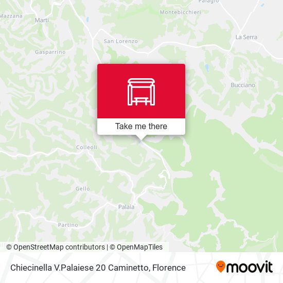 Chiecinella V.Palaiese 20 Caminetto map
