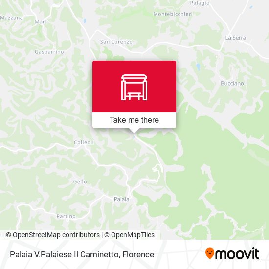 Palaia V.Palaiese Il Caminetto map