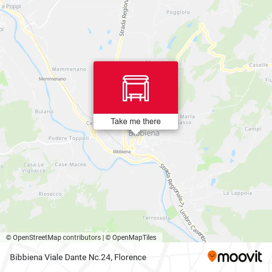 Bibbiena Viale Dante Nc.24 map