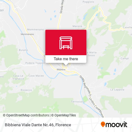 Bibbiena Viale Dante Nc.46 map