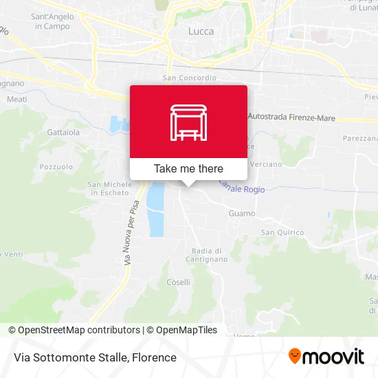 Via Sottomonte Stalle map
