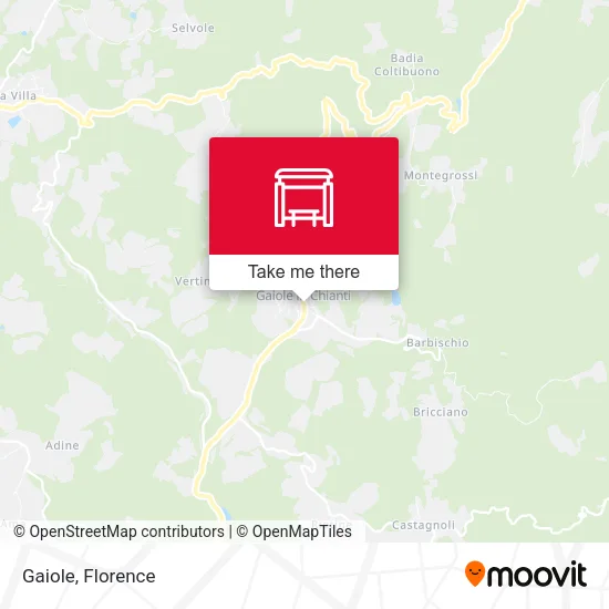 Gaiole map