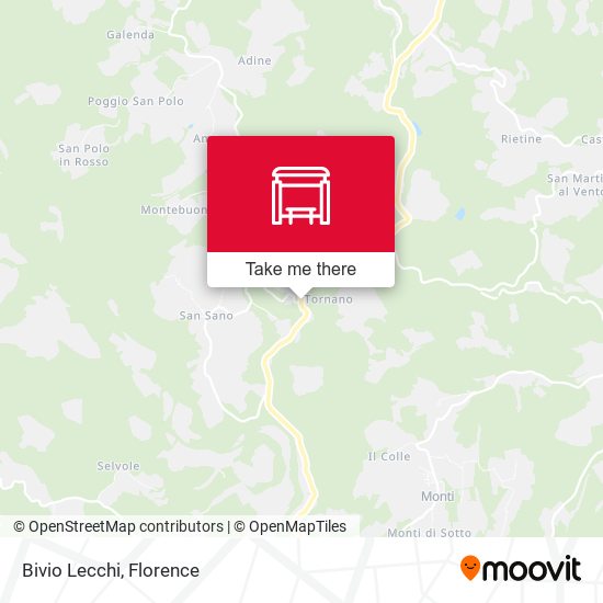 Bivio Lecchi map