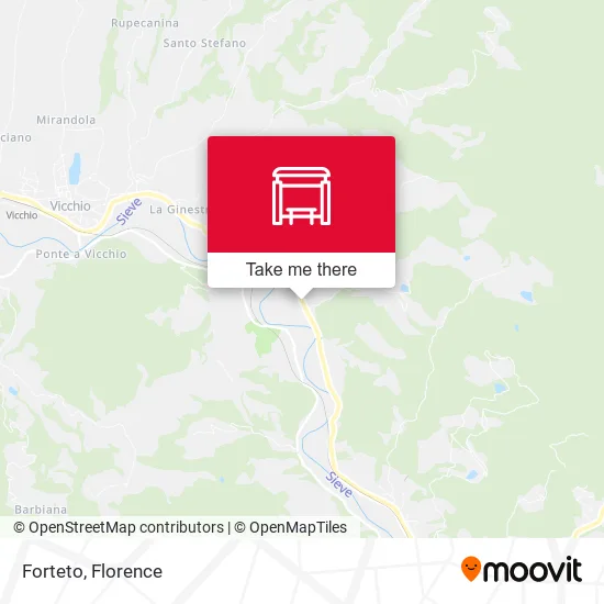 Forteto map