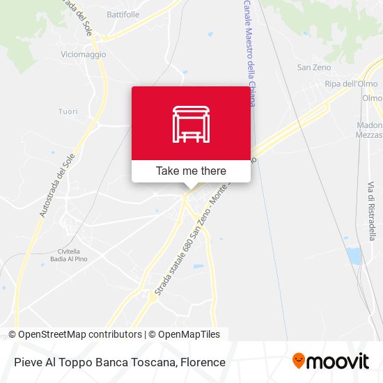 Pieve Al Toppo Banca Toscana map