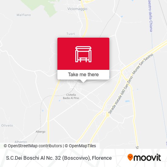 S.C.Dei Boschi Al Nc. 32 (Boscovivo) map