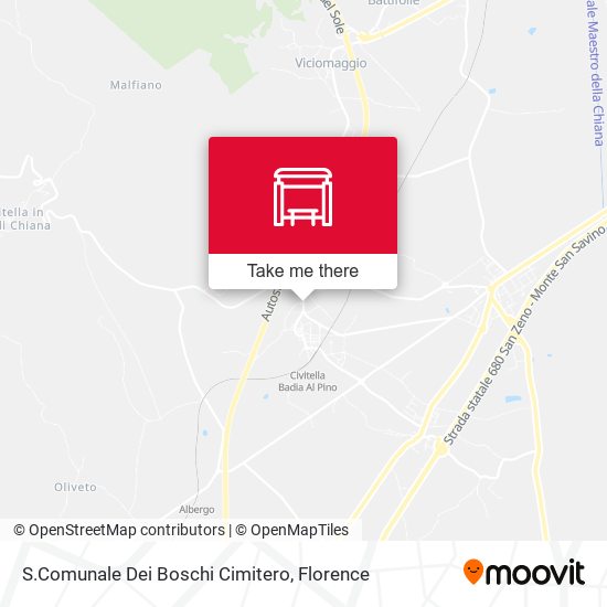 S.Comunale Dei Boschi Cimitero map