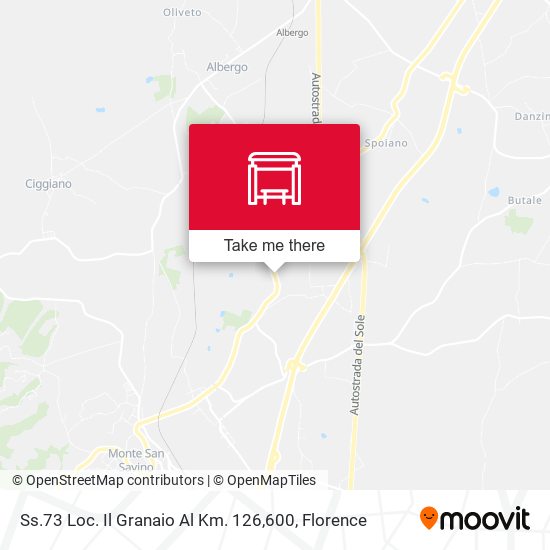 Ss.73 Loc. Il Granaio Al Km. 126,600 map