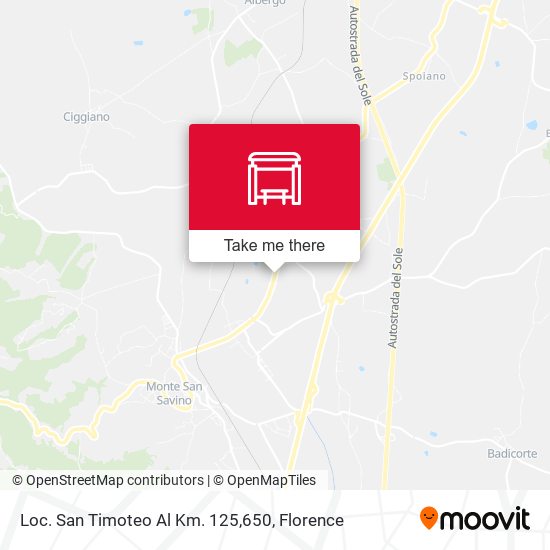 Loc. San Timoteo Al Km. 125,650 map